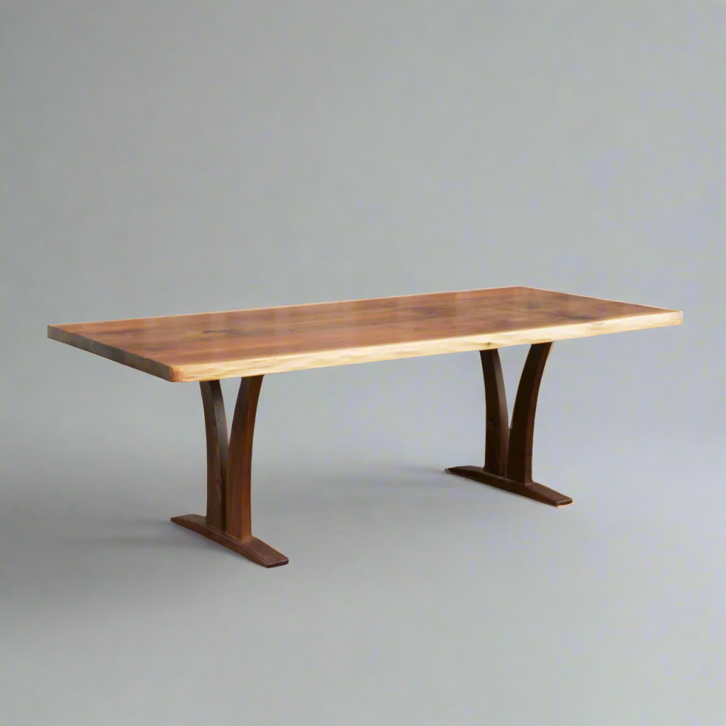 Live Edge Dining Table – Where Nature Meets Modern Design