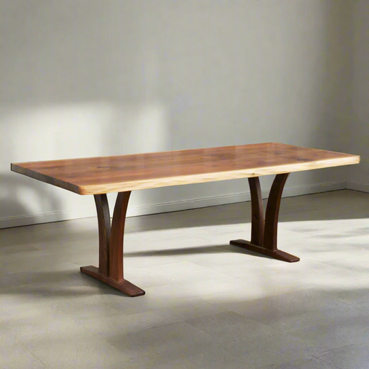 Live Edge Dining Table – Where Nature Meets Modern Design