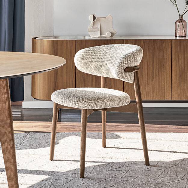 Oleandro Dining Chair with Beech/Oak Wood Legs